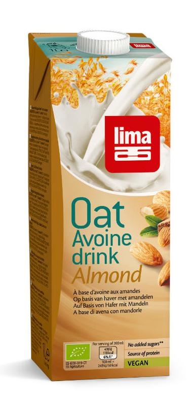 Lima Oat drink almond bio (1 ltr) Top Merken Winkel